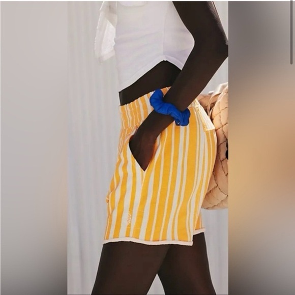 Fp movement by Free People All Star Printed Shorts in Newport Stripe Clementine - Picture 3 of 9